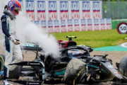 F1エミリア・ロマーニャGP：クラッシュしたボッタスとラッセルは両者お咎めなし