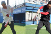 カープ秋山×中村健が自主トレ公開！サインボールをプレゼントする神対応も