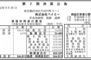 給与即日払いシステム運営のペイミー、第2期決算内容がこちら