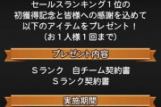 【プロスピA】初めてセルラン1位とった時の記念品めっちゃ豪華だったなあ【画像】