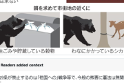 日経新聞「自衛隊は憲法9条があるので熊を撃てません」