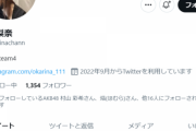 【AKB48】岡田梨奈さんがTwitter再開