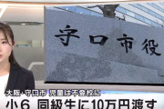 【恐喝】「金ちょうだい」小6男児　同級生7人から現金を要求され10万円し不登校に／大阪
