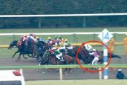 東京10レース、松山の落馬シーンが職人芸だと話題にwww