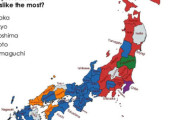 【海外の反応】地域別、一番嫌いな日本の都道府県が面白い（笑）