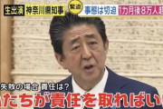 【速報】安倍晋三、突然10万円の再給付を含む50兆円規模の補正予算編成を要求