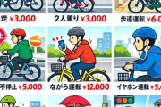 【悲報】チャリカス、4月から罰金地獄が始まるｗｗｗｗ