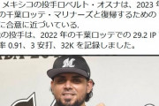 ロッテ、守護神オスナと1年再契約間近か　19年MLBセーブ王、海外報道
