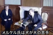 「犬が怖いとは知らなかった。許してください」プーチン大統領がメルケル独前首相に謝罪！