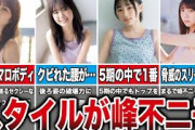 【えちえちすぎ…】スタイルがグラマーな乃木坂メンバー8選（与田祐希、筒井あやめ、川崎桜、冨里奈央、他）