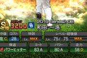 【プロスピA】ナゴドで37本の和田がパワー80は低すぎるわな