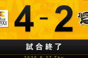 オリックス対ソフトバンク2勝13敗ωωωωωωω