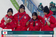 ミラノ･コルティナ五輪スキージャンプ混合団体､日本が初の銅メダル