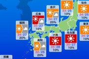 【絶望】日本の気温、逝くｗｗｗｗｗｗｗｗｗｗｗｗｗｗｗｗｗｗｗ