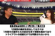 動画　里崎「トライアウトでヒット打ちました三振取りました、結果にほぼ関係ないからね」