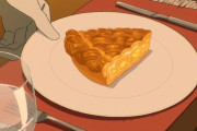 キシリア様のアップルパイ、すごい凝ってる