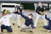 阪神　サンズら助っ人4人が節分の豆まきに参加！　フリー打撃では初日から柵越え披露