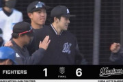 4月6日　ロッテ６－１日本ハム　先発佐々木朗が6回無失点11奪三振の快投で今季初勝利！打線も二桁安打と躍動し3連勝で借金完済！