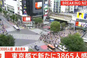 【7/29】東京都で新たに3865人の感染確認　過去最多を更新　前の週の同じ曜日の約2倍　新型コロナウイルス