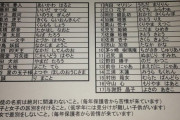【画像】１年２組のとんでもない「キラキラネーム名簿」が流出してしまう