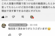 【悲報】例の子猫を救出したYouTuber、煽り返信開始へｗｗｗｗｗ
