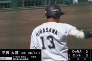 ロッテ平沢大河の9月成績が…