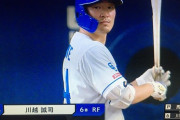 中日川越誠司さん、移籍後初のマルチ安打！