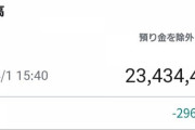 【悲報】新NISA民ぼく、1日で月給が吹き飛んでしまうｗｗｗ（※画像あり）