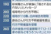 床下のバッグから発見された20歳の娘…「避難先にとどまらせておけば」と悔やむ父親　川崎・死体遺棄事件