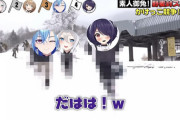 【画像】人気Vtuber、中の人が雪山でかけっこする動画を出してしまう