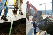 【悲報】韓国人「韓国の道路に深さ4m、横4m・縦5mの巨大シンクホールが発生！」　韓国の反応