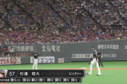 【速報】日ハム杉浦、完全試合逃すも7回途中1安打の好投で降板