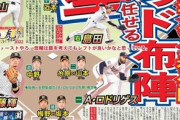 阪神タイガースロドリゲスを一塁に入れるために大山をレフトへ