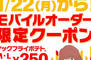 【速報】マクドナルド、ポテトM,Lサイズ割引祭り復活