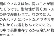 【朗報】有識者「コロナ？ああ、お湯飲めば死ぬよ？」