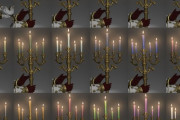 【FF14】7.05で実装された白の新式武器はなんと「燭台」！染色可能で先端のロウソクの部分を様々な色にできるぞ！