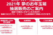 【話題】ヨドバシ・ドット・コムの「2021年夢のお年玉箱」はオンラインでの抽選販売のみと発表！！申込期限は12月6日（日）午後11時59分まで