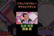 ニラレバ カツカレー ササミにアタリメ 松井玲奈 設楽統 #乃木坂46 #乃木坂ってどこ #乃木坂工事中 #名言 #名場面