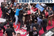 【画像】台湾の国会議員さん、国会で豚の内臓を投げ合うｗｗｗｗｗｗｗｗｗｗ