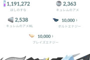 【ポケモンGO】キュレムのエナジーがカンストするとこうなる