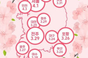 韓国人「韓国で桜の見ごろは何時ですか？」2022全国桜開花地図がこちら‥　韓国の反応
