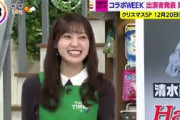 安住さんに意地悪される松田里奈