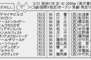 3/21（土）若葉ステークス（L）