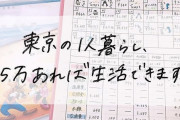 【画像】憧れの東京、15万で生活出来る事が判明