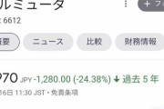 【悲報】バルミューダの株価、ついに3000円代へ