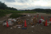 韓国の河川敷、BBQのゴミで大量に溢れる。民度低すぎやろ…