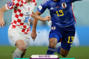 日本対クロアチア、1-1の同点で延長戦に突入する