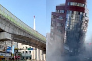【動画】傾くビル、崩れる山に揺れる高架道路。台湾の地震がヤバすぎる(@_@;)