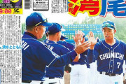 【朗報】 中日スポーツさん、3日連続で根尾を一面に！！！