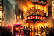 【緊急】歌舞伎町ラーメン二郎の火災、ガチでヤバすぎる模様